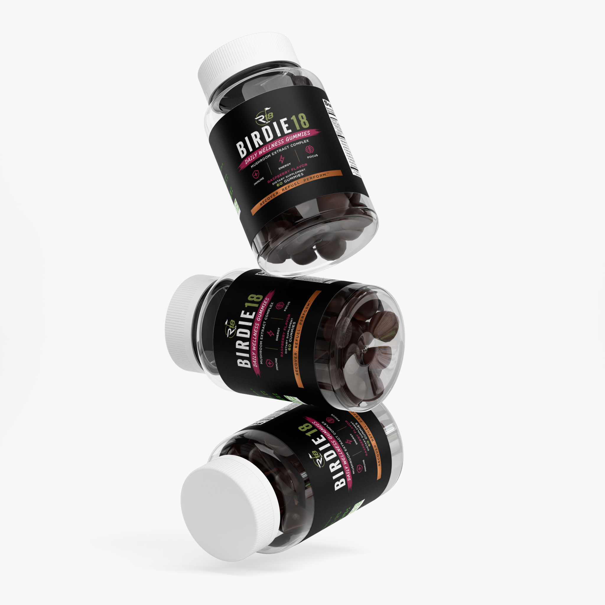 Birdie18 Daily Energy and Focus Gummie