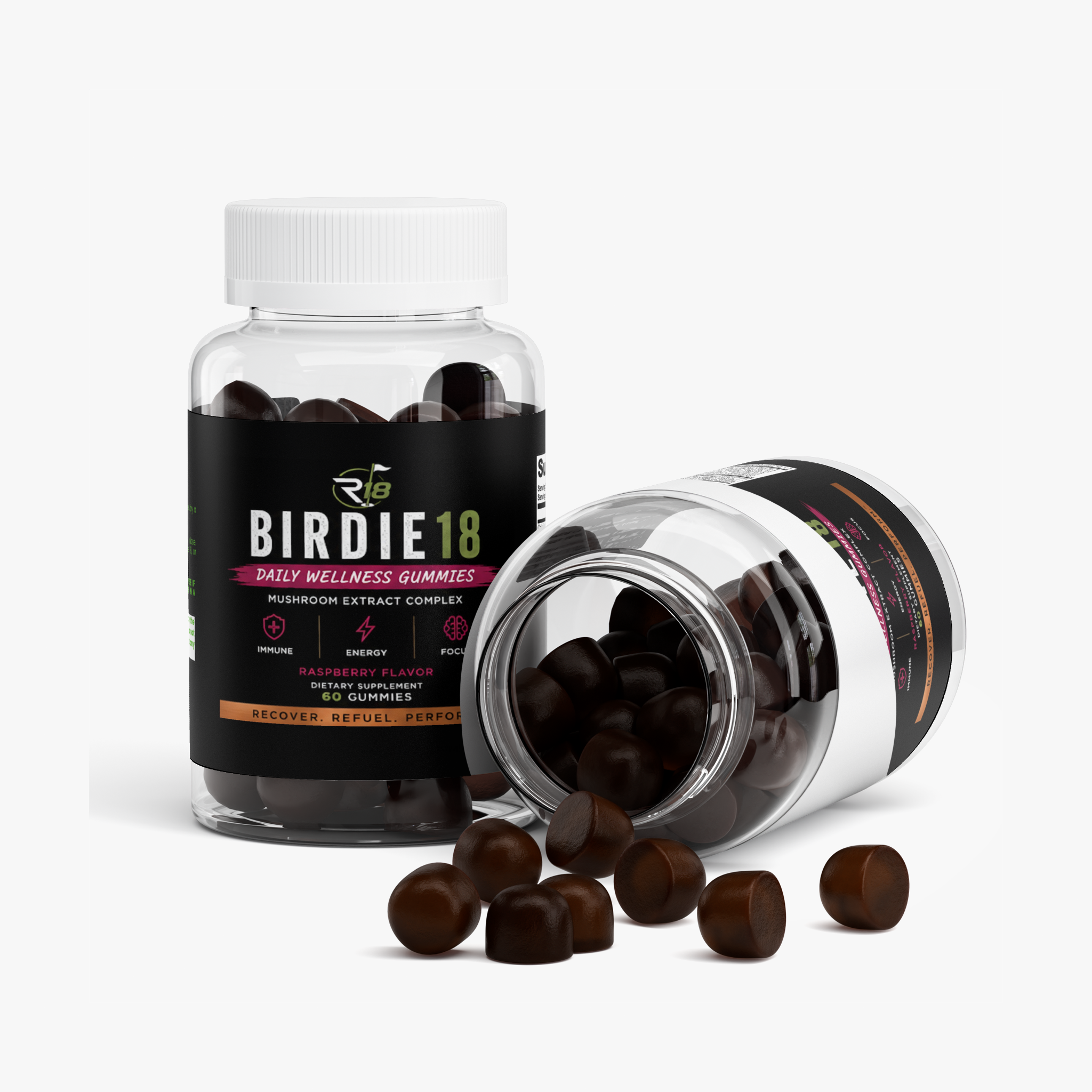 Birdie18 Daily Energy and Focus Gummie
