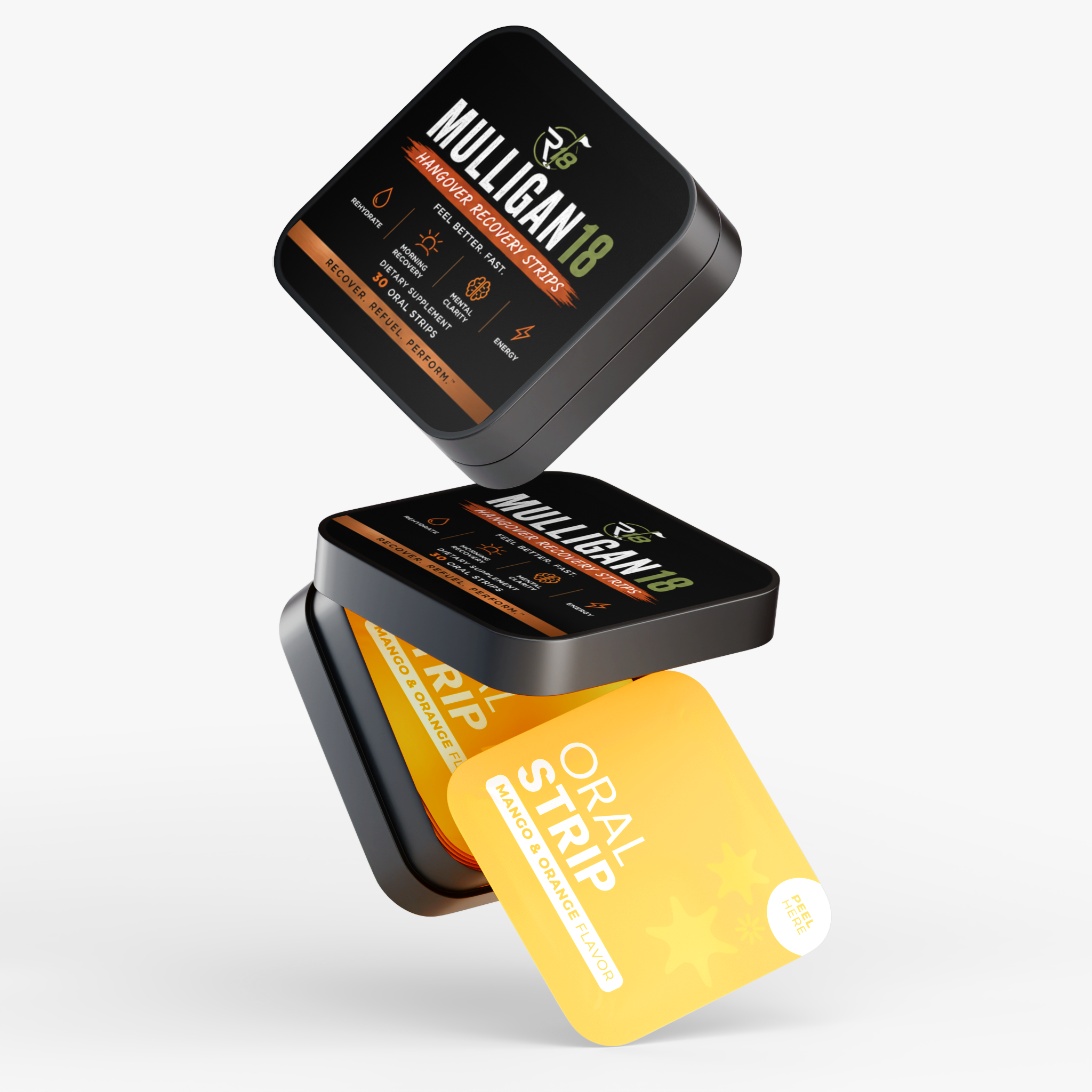 Mulligan18 Hangover Recovery Strips