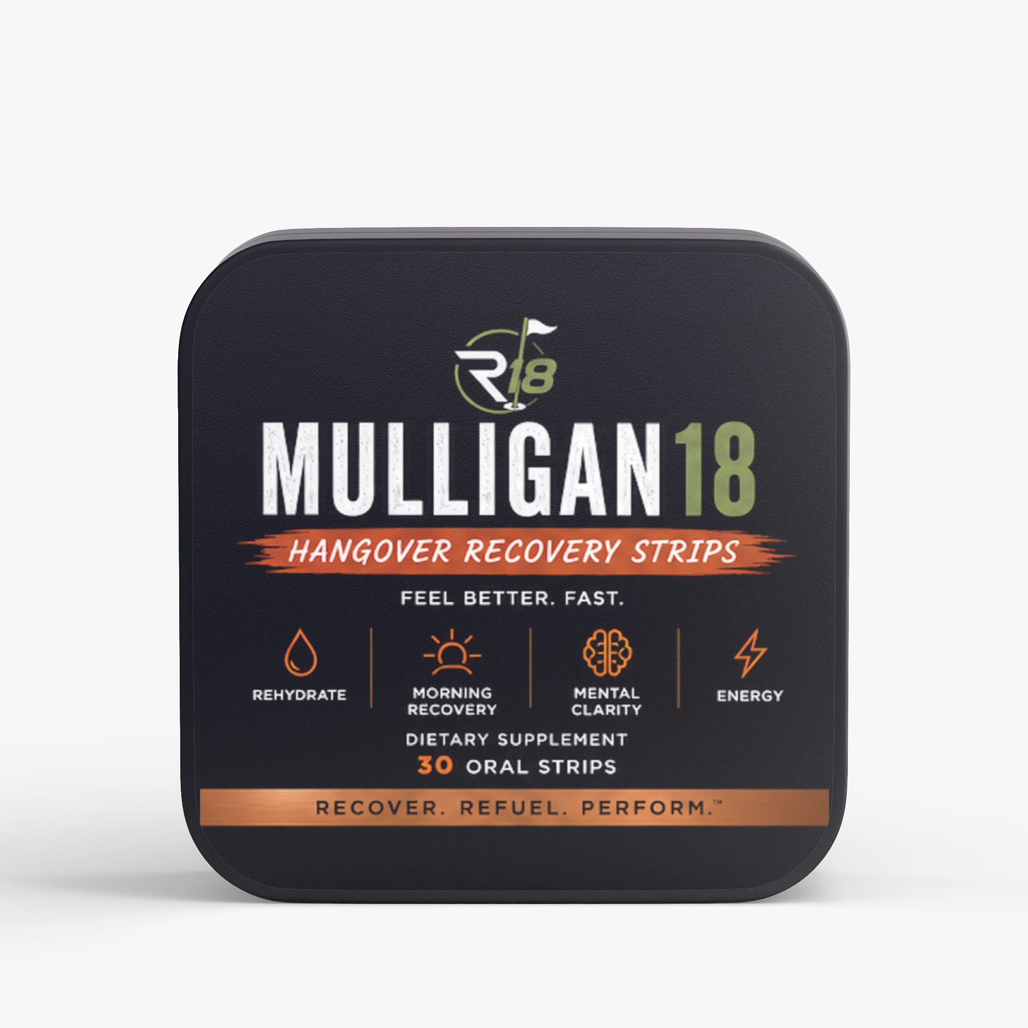 Mulligan18 Hangover Recovery Strips
